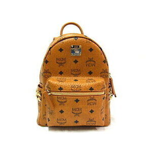 MCM Visetos BackpackVISETOS STARK BACKPACK Cognac Brown